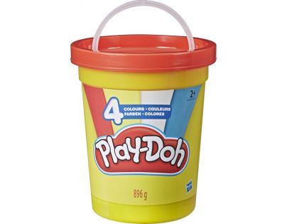 Play-Doh Super balení modelíny v kyblíku červená