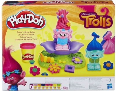 Play-Doh Trollové Vlasový salon