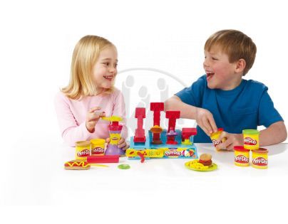 Play-Doh výroba hamburgerů