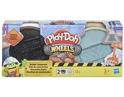 Play-Doh Wheels Stavební modelína černá a šedá