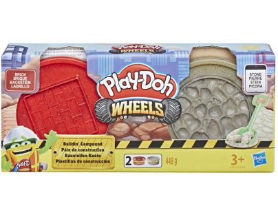 Play-Doh Wheels Stavební modelína červená a šedá