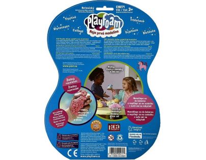 PlayFoam Boule 4pack Třpytivé odstíny