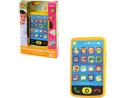 Playgo Dětský první telefon Žlutý - Poškozený obal