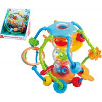 Playgo Koule edukační chrastítko plast 14 cm