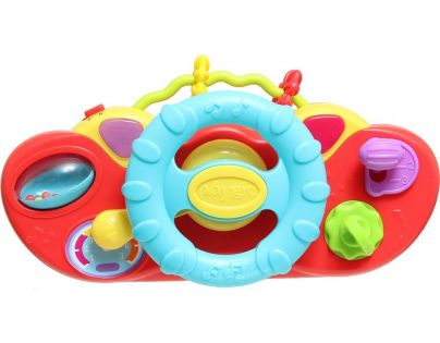 Playgro Baby auto se zvukem modrý volant