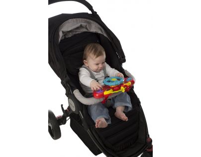 Playgro Baby auto se zvukem modrý volant