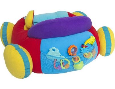 Playgro Baby auto se zvukem modrý volant