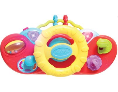 Playgro Baby auto se zvukem žlutý volant