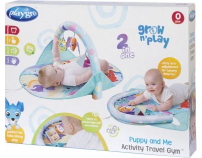 Playgro Cestovní hrací podložka se štěňátky
