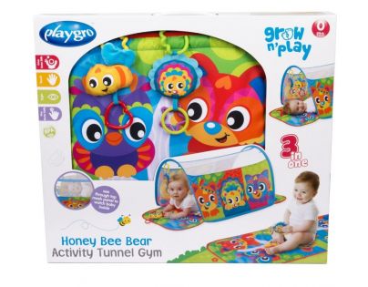Playgro Hrací deka s tunelem Zvířátka