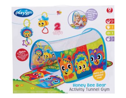 Playgro Hrací deka s tunelem Zvířátka