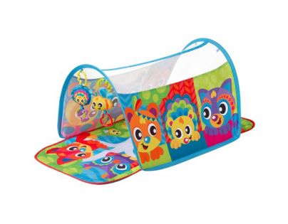 Playgro Hrací deka s tunelem Zvířátka