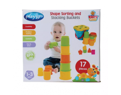 Playgro Kyblík s vkládačkou