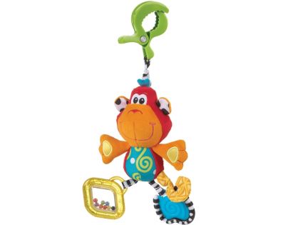 Playgro Závěsná opička s klipem