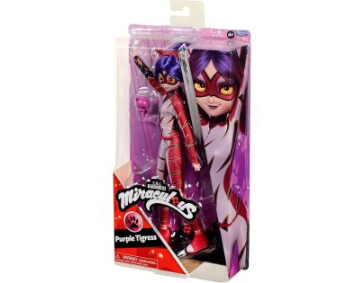 Playmates Miraculous Beruška a černý kocour Fialová tygřice panenka