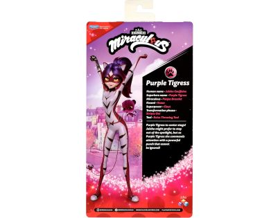 Playmates Miraculous Beruška a černý kocour Fialová tygřice panenka