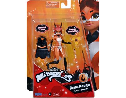 Playmates Miraculous Beruška a černý kocour Figurka Rena Rouge