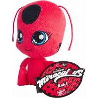 Playmates Miraculous Beruška a černý kocour pohádkové postavy plyš Tikki 16 cm 2