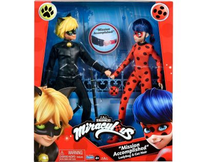 Playmates Miraculous Beruška a černý kocour sada panenek