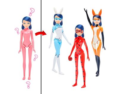 Playmates Miraculous Beruška a černý kocour Tranformující se Marinette panenka