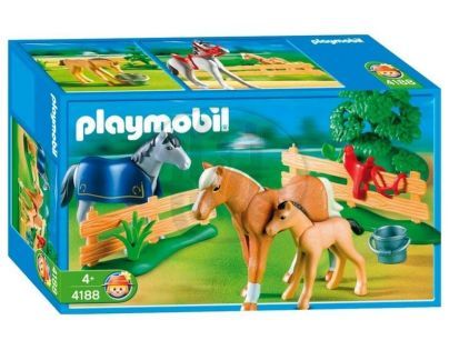 Playmobil 4188 Výběh pro koníky - Poškozený obal