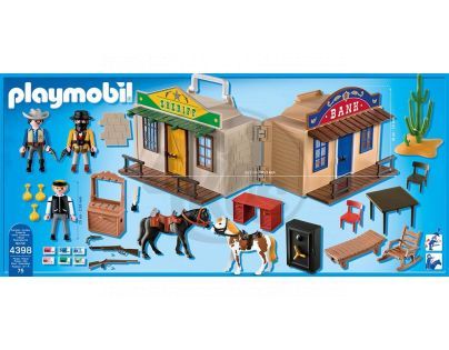 Playmobil 4398 Přenosné westernové městečko