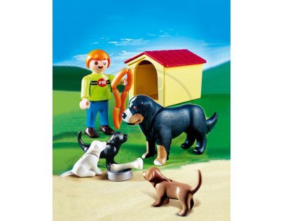 Playmobil 4498 - Bernardýn se štěňaty
