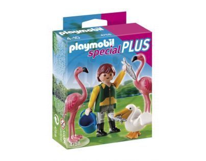 Playmobil 4758 - Ošetřovatel exotického ptactva