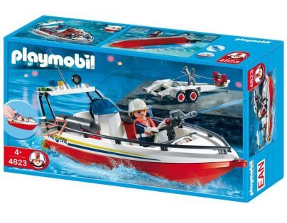 Playmobil 4823 - Hasičský přívěs s člunem