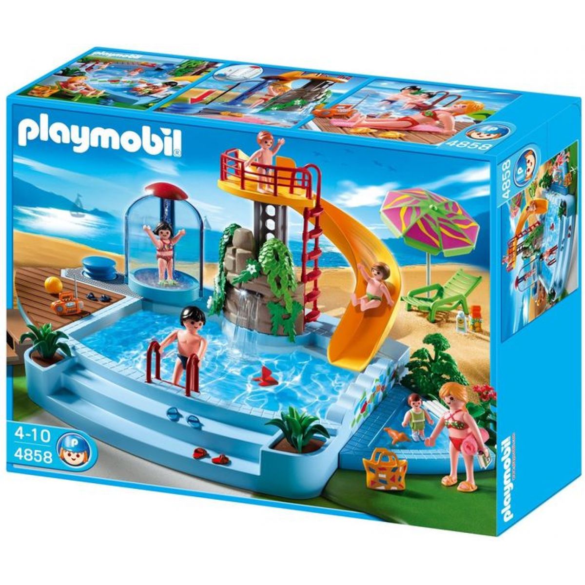 Playmobil 4858 - Bazén se skluzavkou