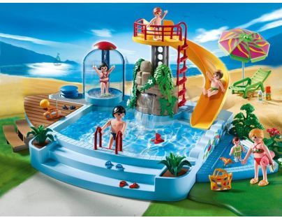 Playmobil 4858 - Bazén se skluzavkou