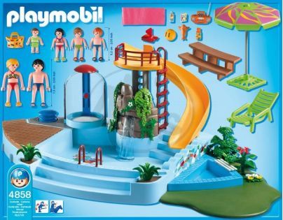 Playmobil 4858 - Bazén se skluzavkou