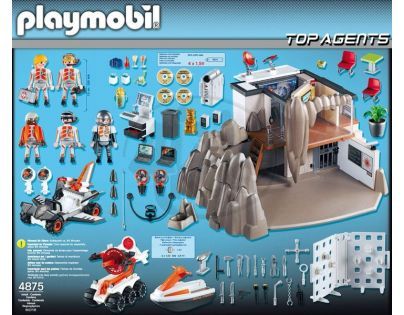 Playmobil 4875 - Velitelství tajných agentů