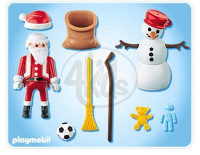 Playmobil 4890 - Santa Claus a sněhulák