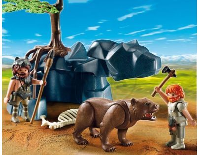 Playmobil  5103 - Medvěd s jeskynním mužem