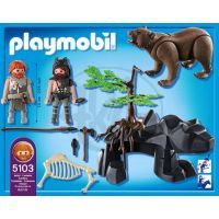 Playmobil  5103 - Medvěd s jeskynním mužem 3