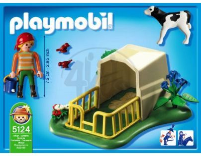 Playmobil 5124 Telátka ve výběhu - Poškozený obal