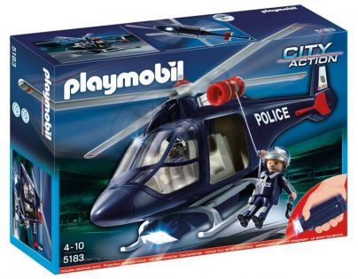 Playmobil 5183 - Policejní helikoptéra s nočním sluncem