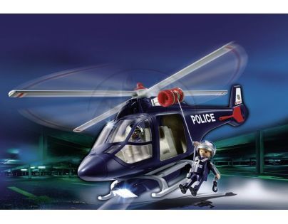 Playmobil 5183 - Policejní helikoptéra s nočním sluncem