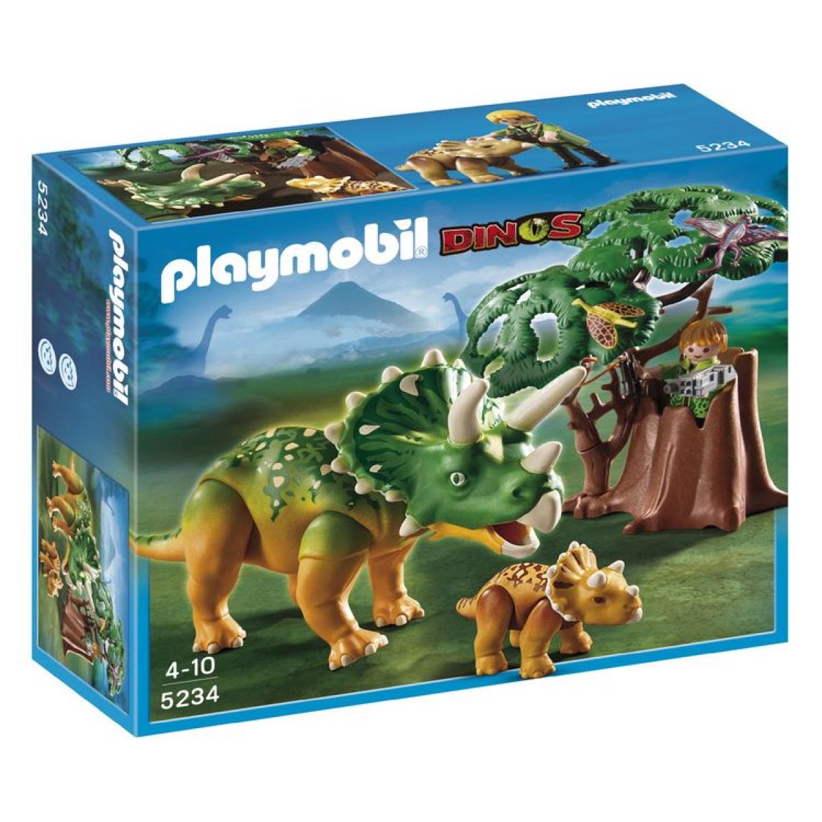 Playmobil 5234 Badatel a Triceratops s mládětem