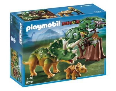 Playmobil 5234 Badatel a Triceratops s mládětem