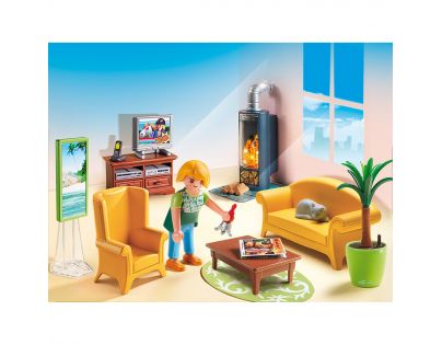 Playmobil 5308 Obývací pokoj s krbem