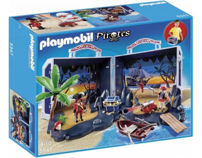 Playmobil 5347 Přenosná pirátská pokladnice