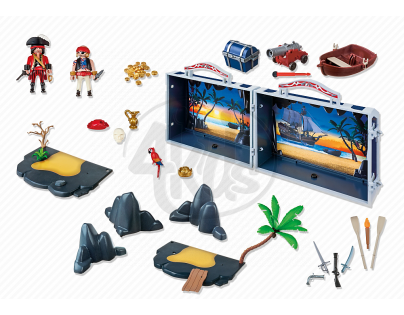 Playmobil 5347 Přenosná pirátská pokladnice