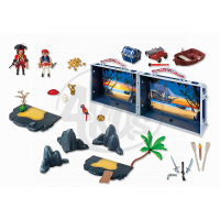 Playmobil 5347 Přenosná pirátská pokladnice 2