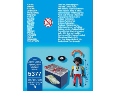 Playmobil 5377 DJ s mixážním pultem