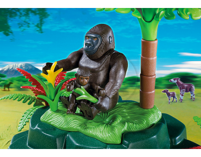 Playmobil 5415 - Gorily a Okapi s kameramanem