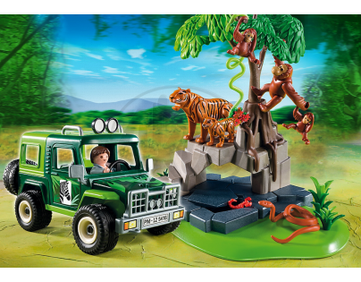 Playmobil 5416 - Divoká zvěř se strážcem v Off-roadu