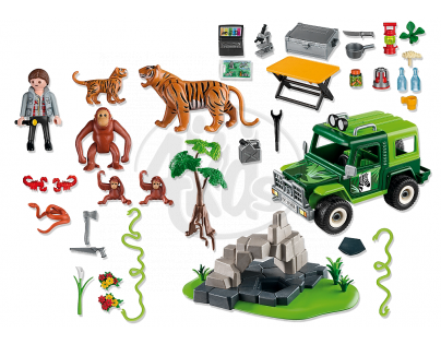 Playmobil 5416 - Divoká zvěř se strážcem v Off-roadu