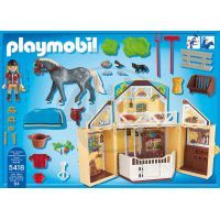 Playmobil 5418 - Přenosný kufřík Koňská stáj 3